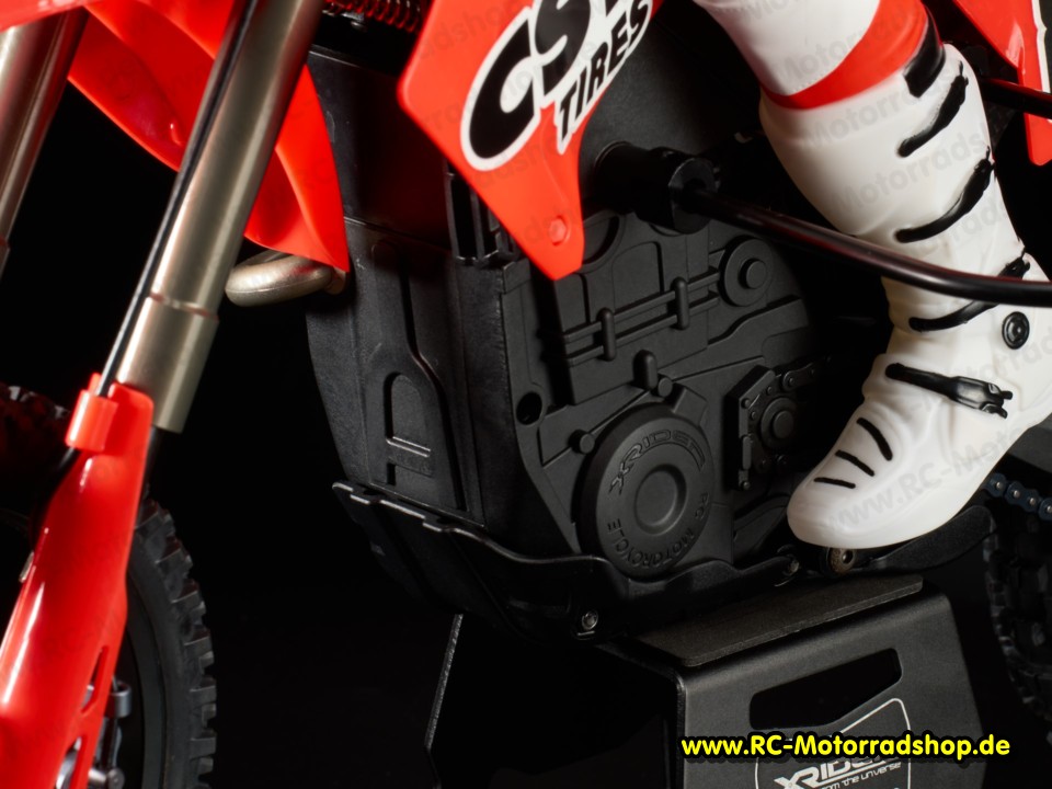 SAG-ARR-RD: X-Rider 1:4 Cross-Motorrad SAGITTARIUS ARR rot mit elektr. Gyro SAG-ARR-RD